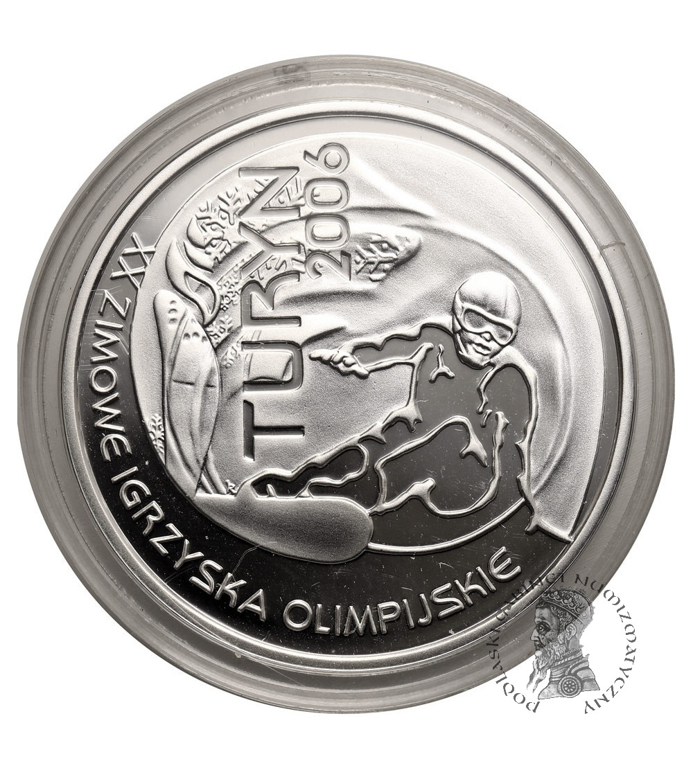 Polska. 10 złotych 2006, XX Zimowe Igrzyska Olimpijskie Turyn 2006 - Proof