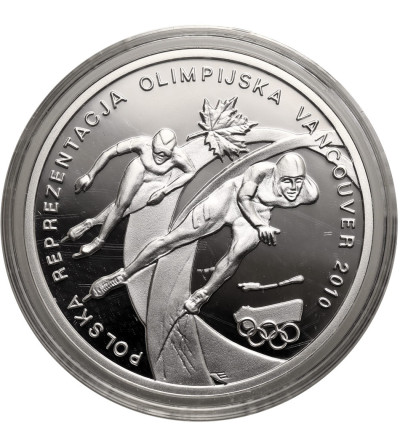Poland. 10 Zlotys 2010, Vancouver 2010, Polish Olympic Team - Proof