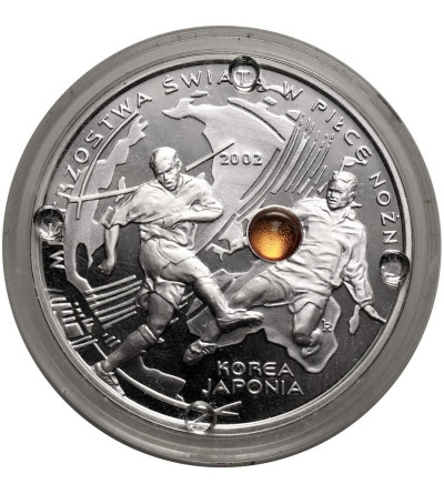 Poland. 10 Zlotys 2002, XVII World Cup, Korea / Japan - Proof