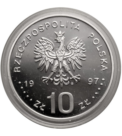 Poland. 10 Zlotys 1997, 1000 years of death of St. Adalbert - Proof