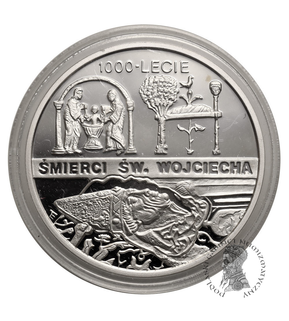 Polska. 10 złotych 1997, 1000 lecie śmierci św. Wojciecha - Proof