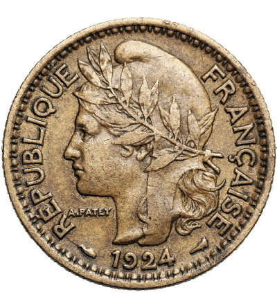 Togo, mandat francuski (1919–1946). 1 frank 1924, mennica Paryż