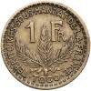 Togo, French Mandate / Territoires sous mandat  (1919-1946) . 1 Franc 1924, Paris Mint