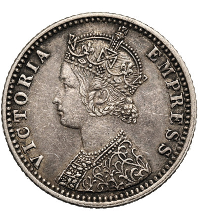 Indie Brytyjskie, Wiktoria (1837-1901). 1/4 rupii 1888 B, Bombaj