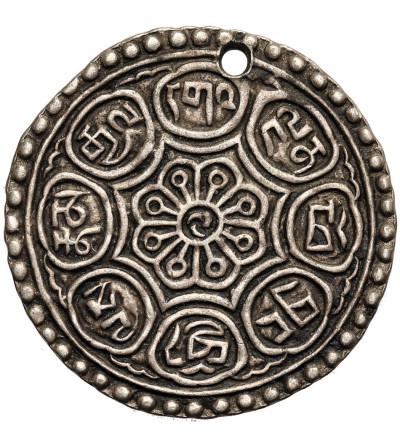 Tibet. Ga-den Tangka (1-1/2 Sho) ND (1880-1892 AD)