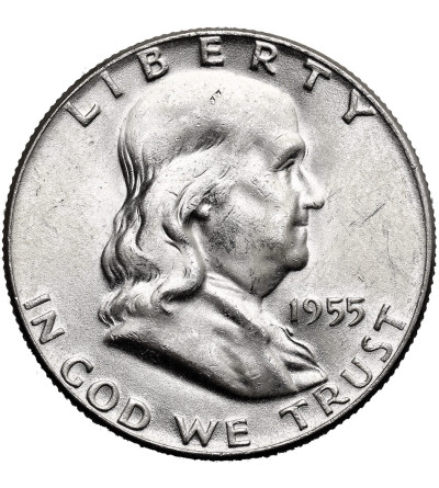 USA. 1/2 Dollar 1955, Philadelphia (Franklin Half Dollar)