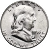 USA. 1/2 Dollar 1955, Philadelphia (Franklin Half Dollar)