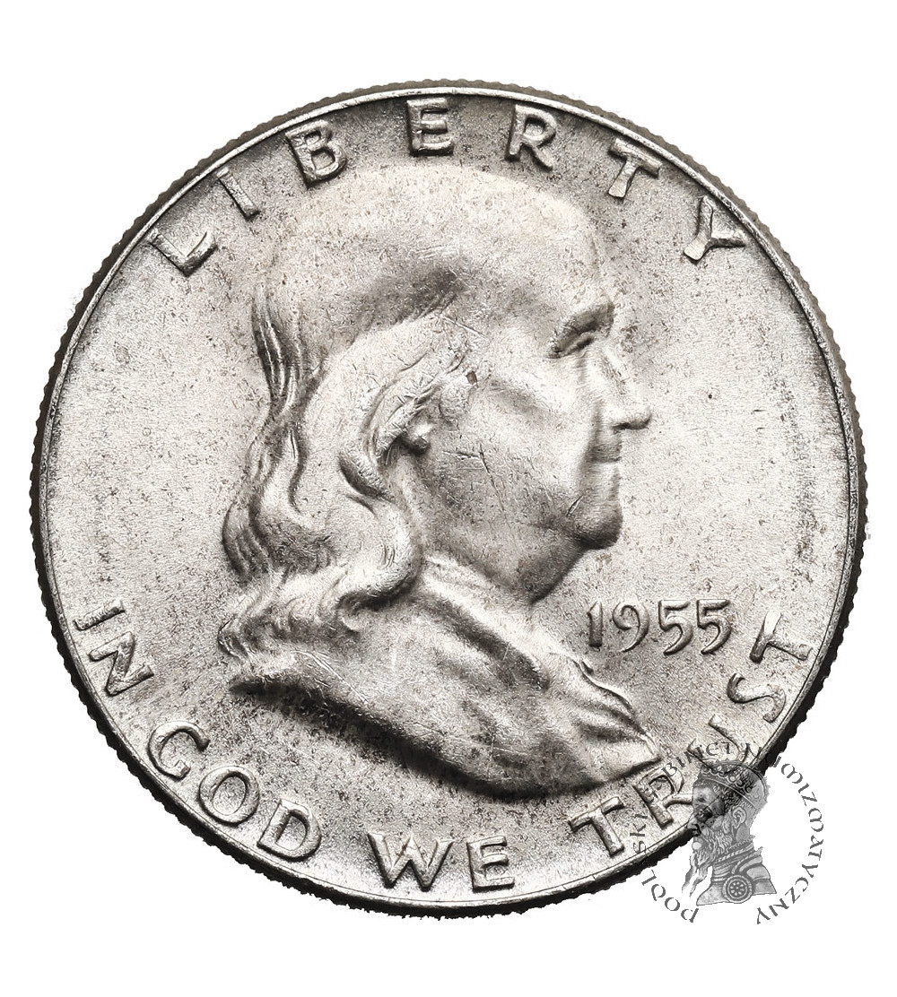 USA. 1/2 dolara 1955, Filadelfia (Franklin Half Dollar)