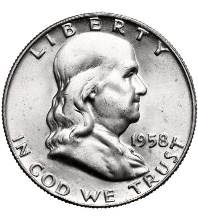 USA. 1/2 dolara 1958 D, Denver (Franklin Half Dollar)