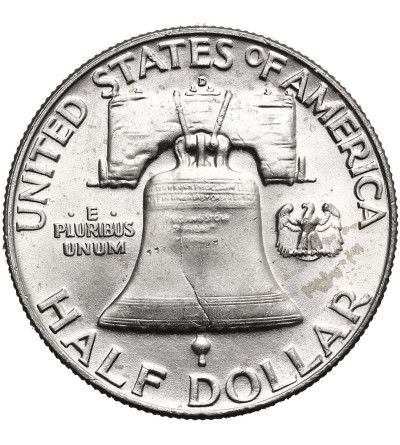 USA. 1/2 Dollar 1958 D, Denver (Franklin Half Dollar)