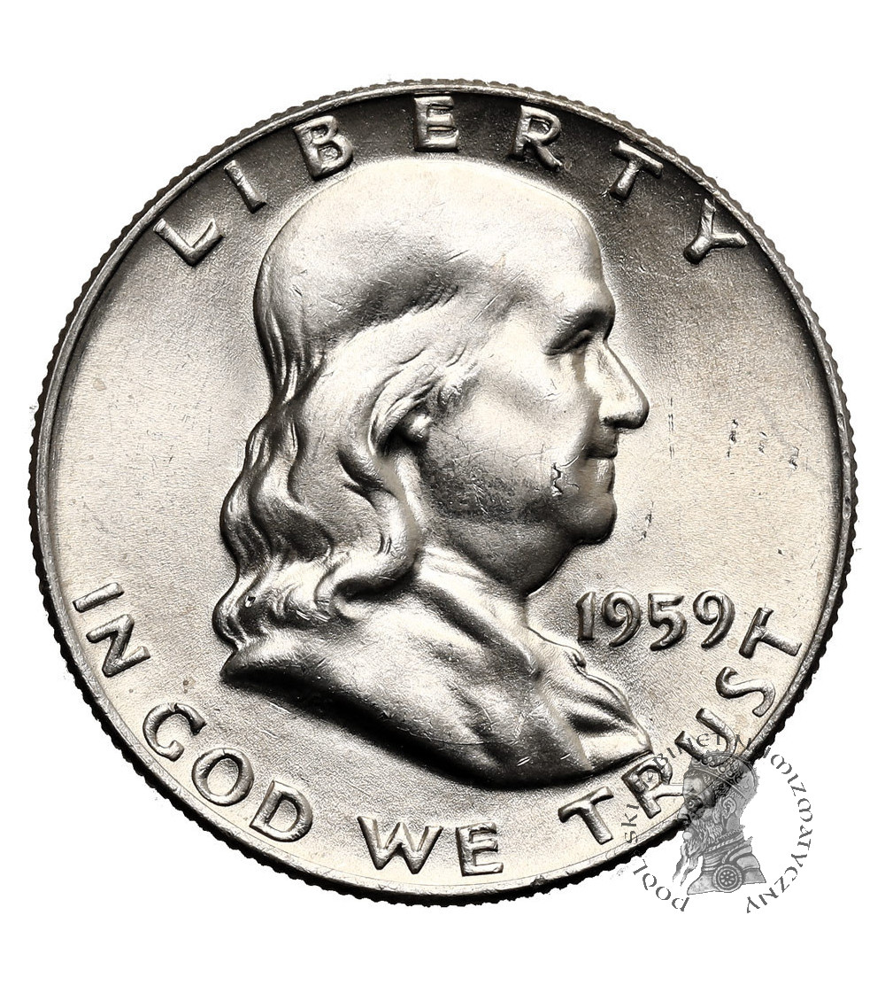 USA. 1/2 Dollar 1959, Philadelphia (Franklin Half Dollar)