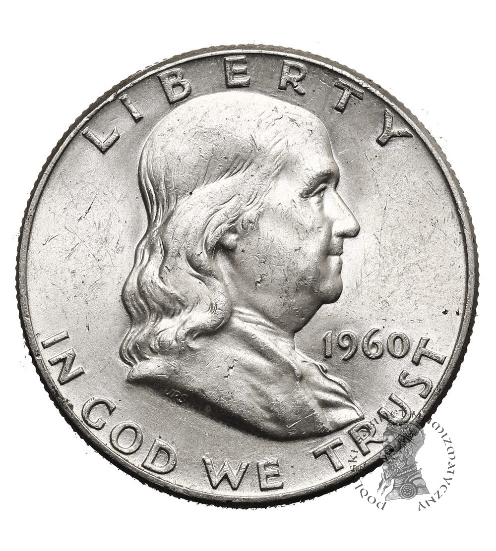 USA. 1/2 Dollar 1960, Philadelphia (Franklin Half Dollar)