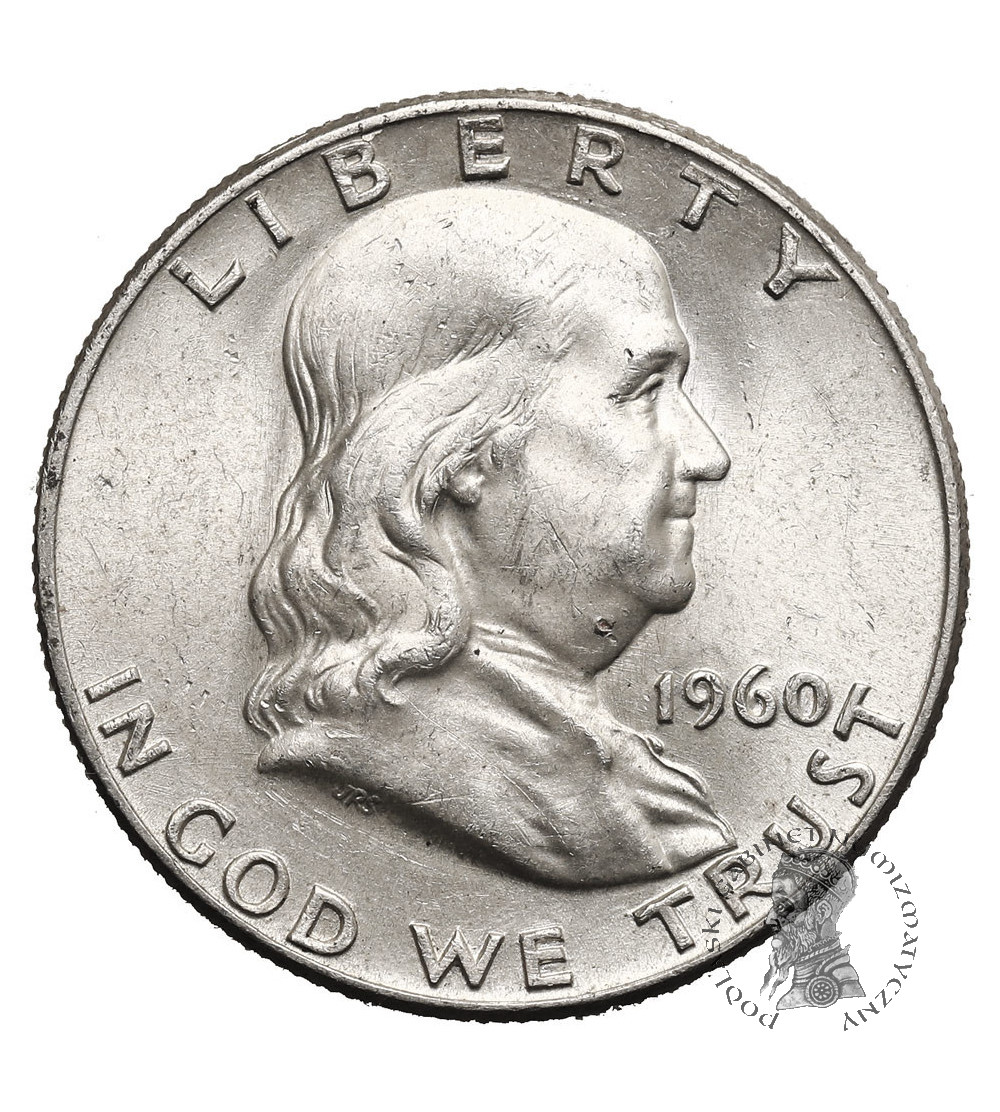 USA. 1/2 Dollar 1960, Philadelphia (Franklin Half Dollar)