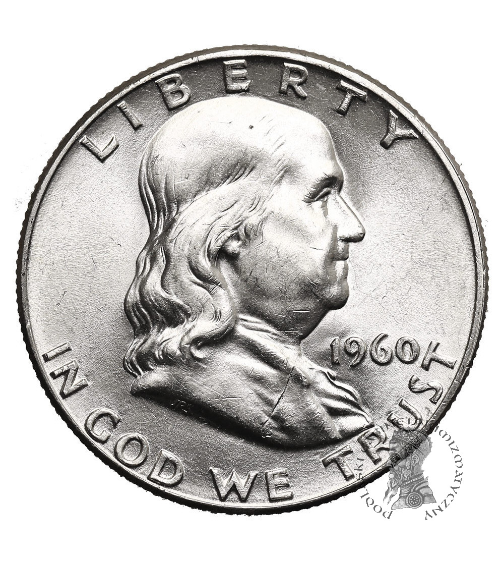 USA. 1/2 dolara 1960, Filadelfia (Franklin Half Dollar)