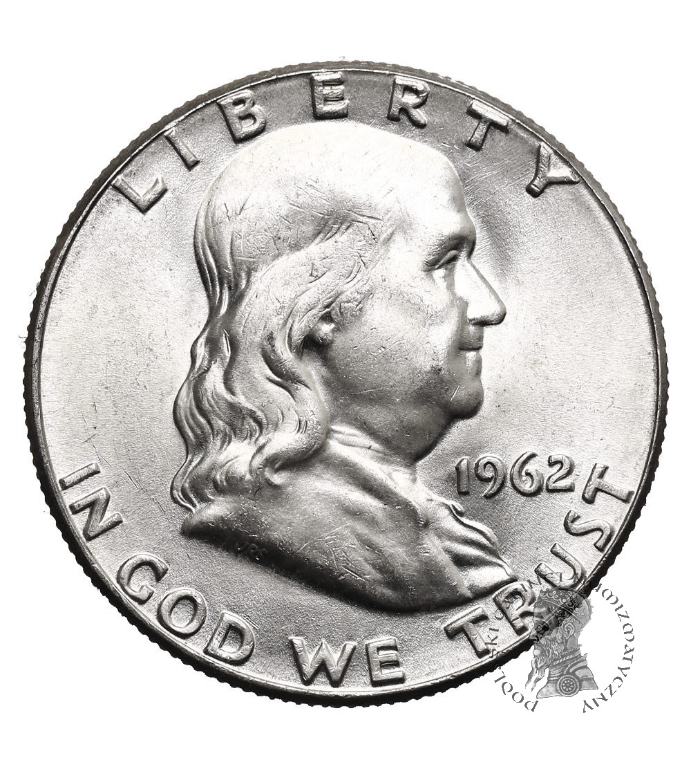 USA. 1/2 Dollar 1962, Philadelphia (Franklin Half Dollar)