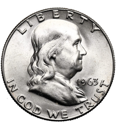 USA. 1/2 Dollar 1963, Philadelphia (Franklin Half Dollar)
