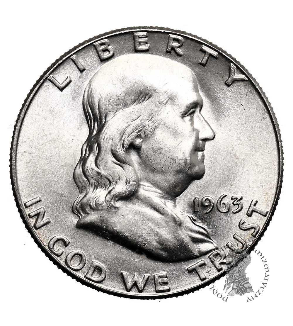 USA. 1/2 dolara 1963, Filadelfia (Franklin Half Dollar)