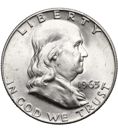 USA. 1/2 dolara 1963 D, Denver (Franklin Half Dollar)