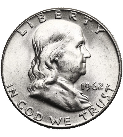 USA. 1/2 Dollar 1962 D, Denver (Franklin Half Dollar)