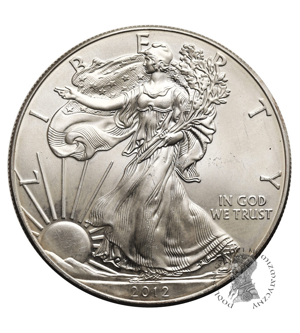 USA. 1 dolar 2012, American Eagle, Liberty - 1 Oz .999
