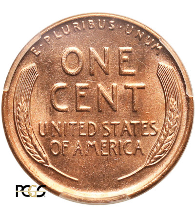 USA. Lincoln Cent 1938 S, San Francisco - PCGS MS 64 RD