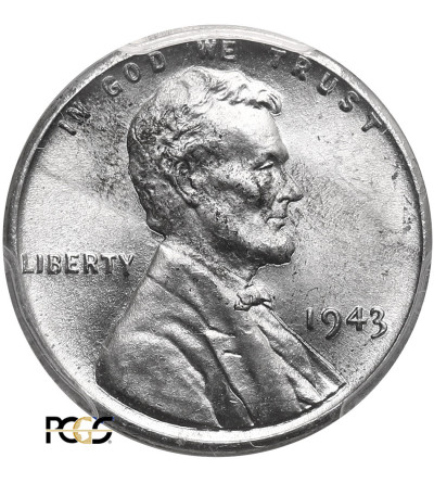 USA. Lincoln Cent 1943, Philadelphia - PCGS MS 64