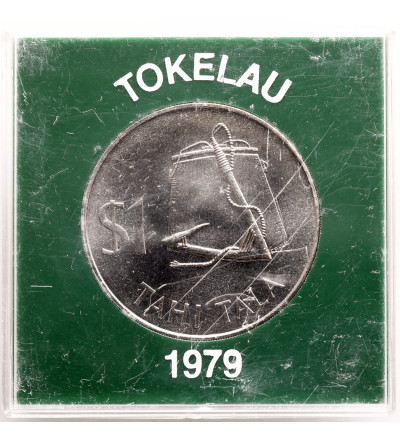 Tokelau. 1 Dollar 1979, Tahi Tala