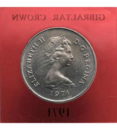 Gibraltar. Elizabeth II (1952-2022). 25 New Pence (Crown) 1971