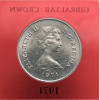 Gibraltar. Elżbieta II (1952-2022). 25 nowych pensów (Crown) 1971