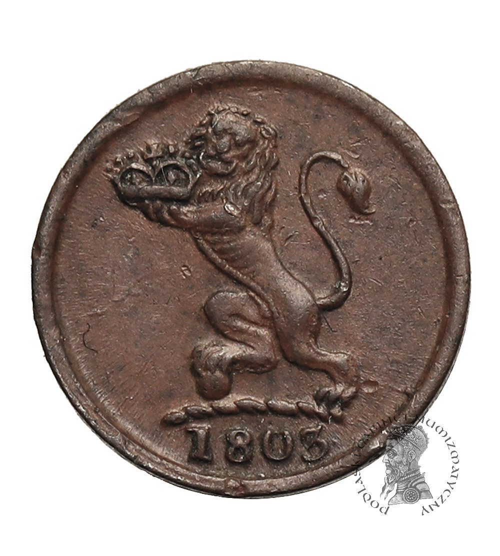 Indie Brytyjskie, Madras. 1 Cash 1803, mennica Birmingham (Soho)