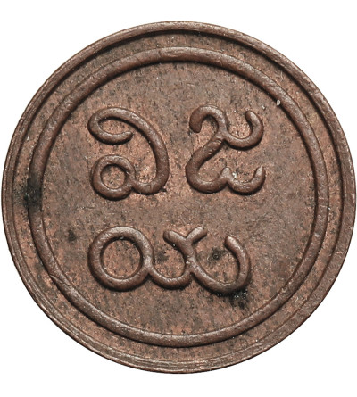 India - Pudukkottai. 1 Amman Cash ND (1886-1947 AD), Goddess Brihadhambaal, Calcutta Mint