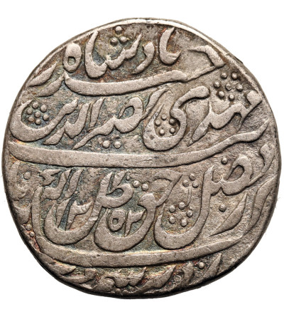 Indie - Awadh. Nasir ud-Din-Haidar, 1827-1837 AD. 1 rupia, AH 1252 rok 8 / 1836/7 AD, mennica Lakhnau