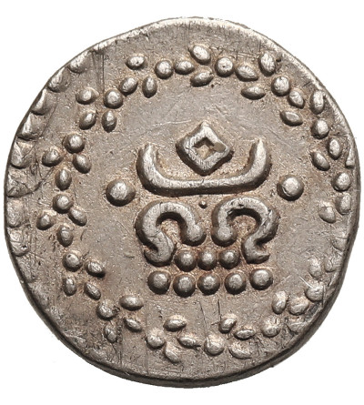 India - Travancore. Rama Varma IV,  1860-1880 AD. Velli Fanam, no date (1860-61)