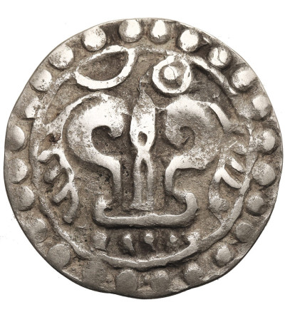 Myanmar (Birma). Królestwo Candra (Chandra), Arakan. Pritticandra, 608-620 AD. AR Unit (64 Rattis), bez daty