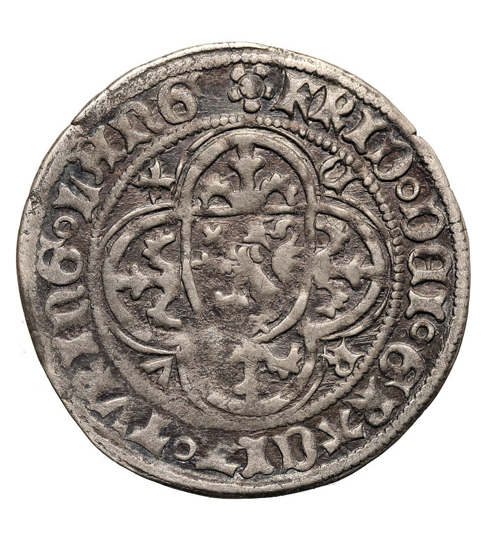 Germany. Saxony / Sachsen-Markgrafschaft Meißen. Friedrich IV, der Streitbare 1381-1428. Helmgroschen / Thüringer, ND, Freiberg