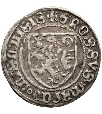 Niemcy. Saksonia, Margrabstwo Miśni. Friedrich IV, der Streitbare 1381-1428. Grosz (Schildgroschen), bez daty, Freiberg
