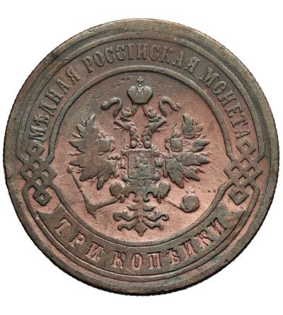 Rosja,  Mikołaj II 1894-1917. 3 kopiejki 1898 CПБ, St. Petersburg