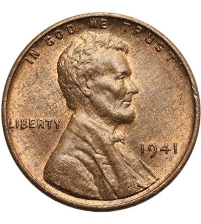 USA. Lincoln Cent 1941, Filadelfia, "Wheat Ears Reverse"