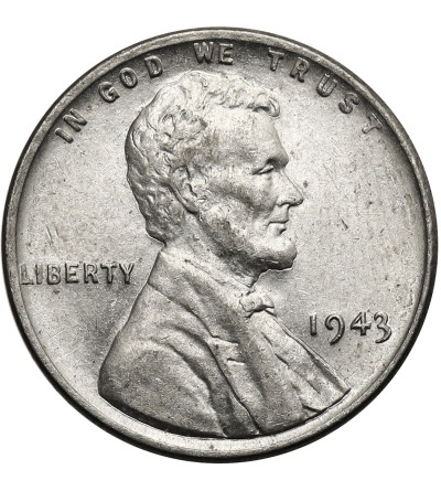 USA. Lincoln Cent 1943, Filadelfia, "Wheat Ears Reverse"