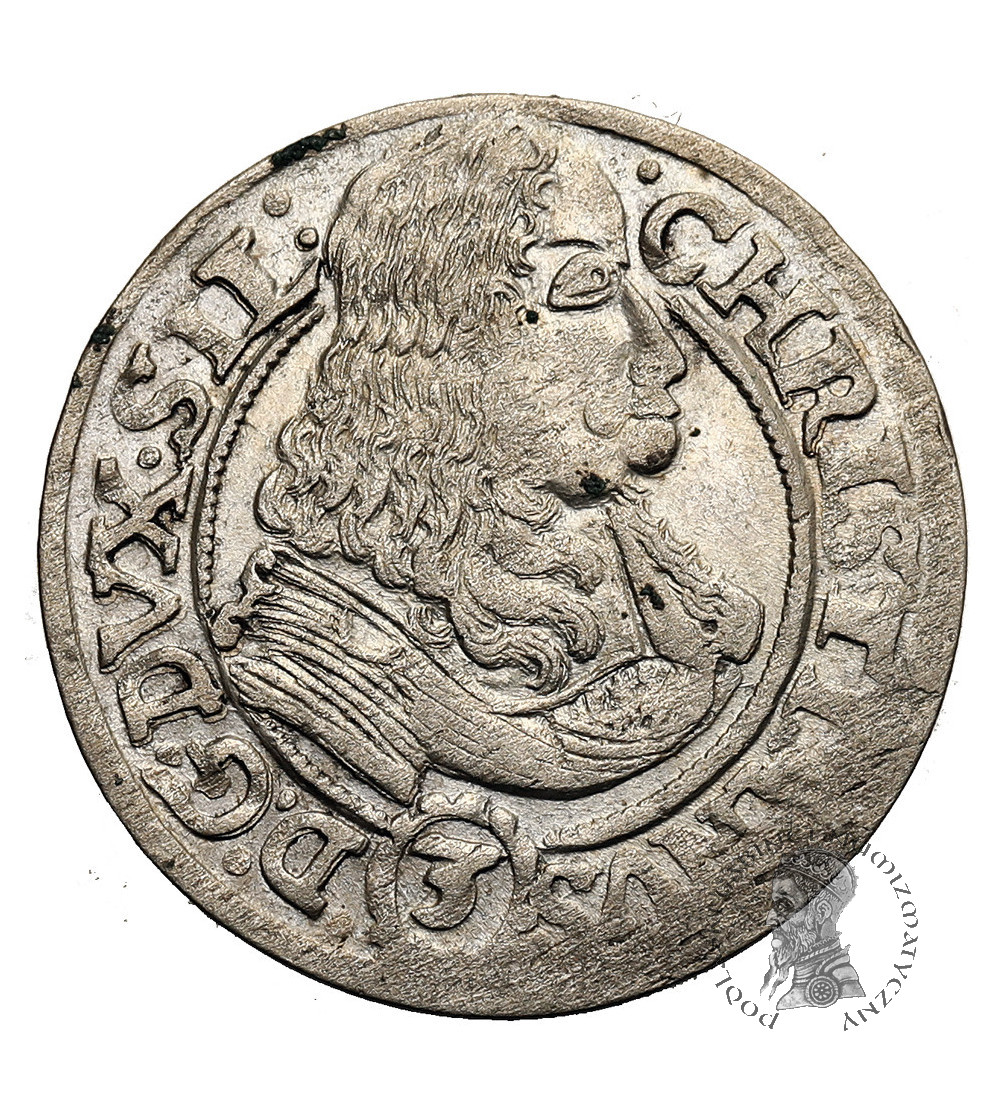Silesia / Schlesien, Duchy of Liegnitz-Brieg-Wohlau. Christian 1654-1672. 3 Kreuzer 1669 C-B, Brieg Mint