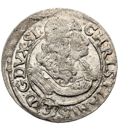 Śląsk, Księstwo Legnicko-Brzesko-Wołowskie. Chrystian Wołowski, 1654-1672. 3 krajcary 1668 C-B, Brzeg