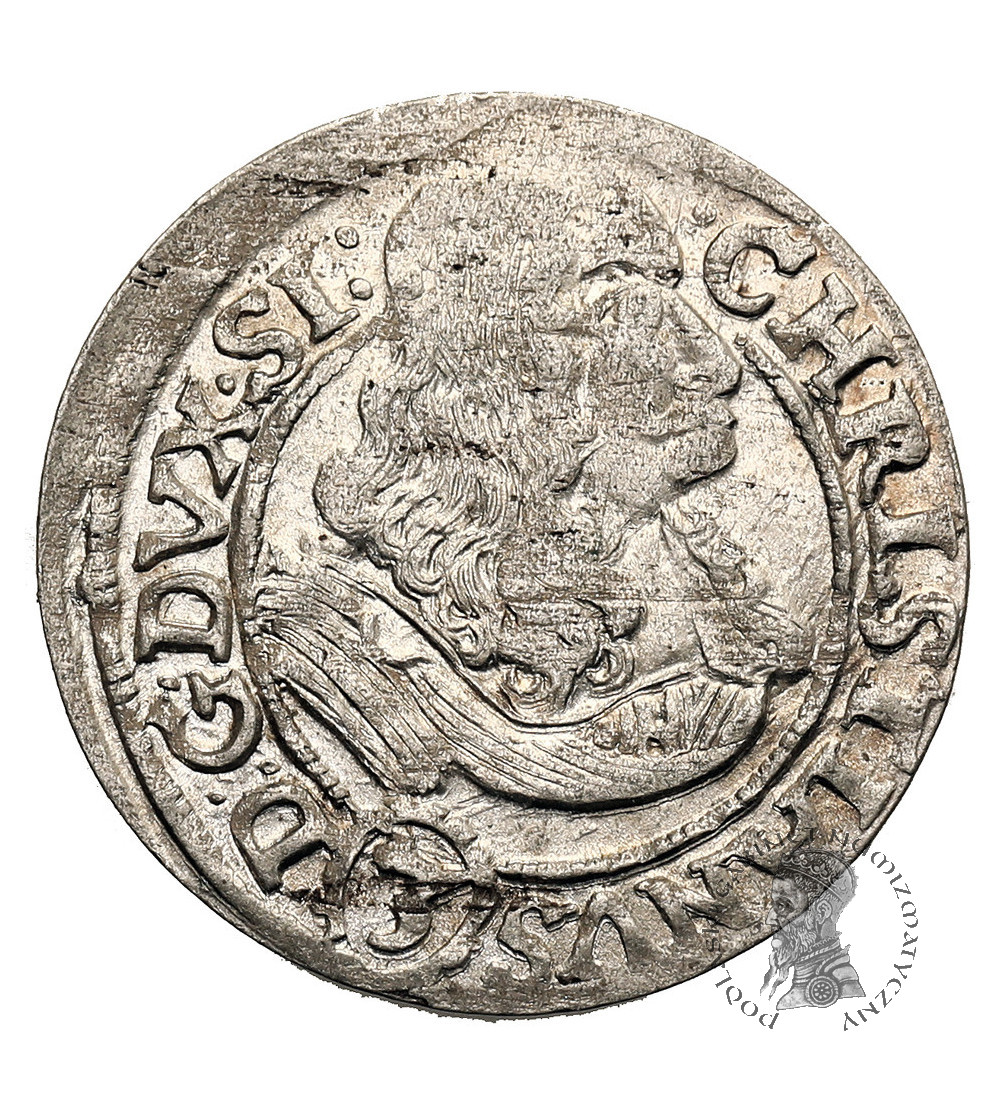 Śląsk, Księstwo Legnicko-Brzesko-Wołowskie. Chrystian Wołowski, 1654-1672. 3 krajcary 1668 C-B, Brzeg
