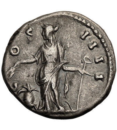 Roman Empire, Antoninus Pius 138-161 AD. AR Denarius,  148-149 AD, Rome mint, Annona