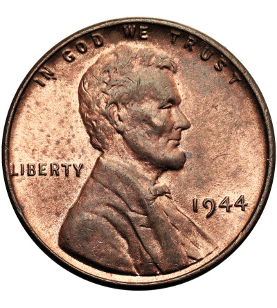 USA. Lincoln Cent 1944, Filadelfia, "Wheat Ears Reverse"