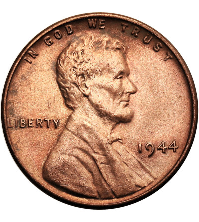 USA. Lincoln Cent 1944, Filadelfia, "Wheat Ears Reverse"