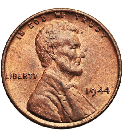USA. Lincoln Cent 1944, Filadelfia, "Wheat Ears Reverse"