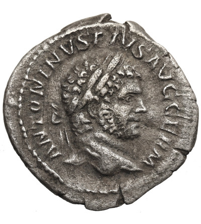 Rzym Cesarstwo. Karakala 198-217 AD. AR Denar, 215 AD, mennica Rzym