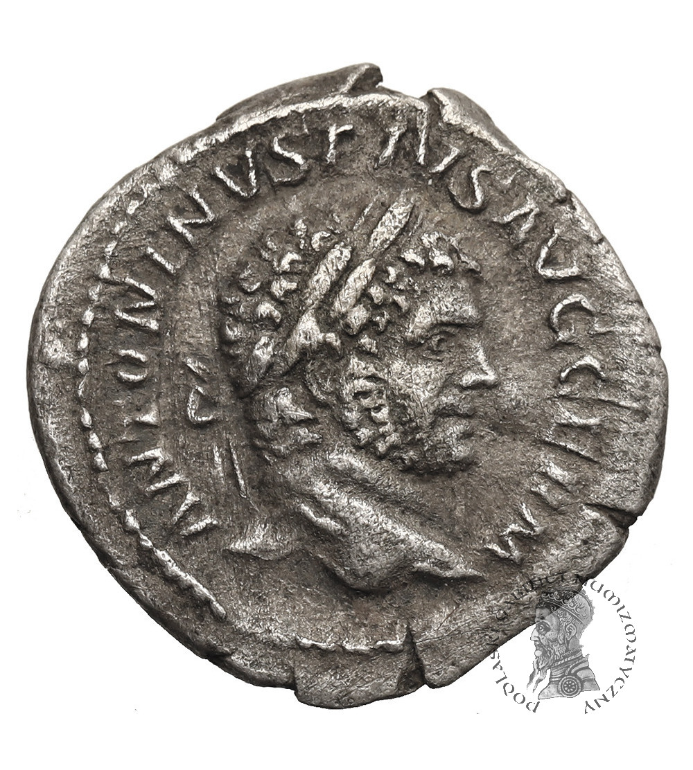 Roman Empire. Caracalla, 198-217 AD. AR Denarius, 215 AD, Rome mint