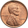 USA. Lincoln Cent 1945, Filadelfia, "Wheat Ears Reverse"