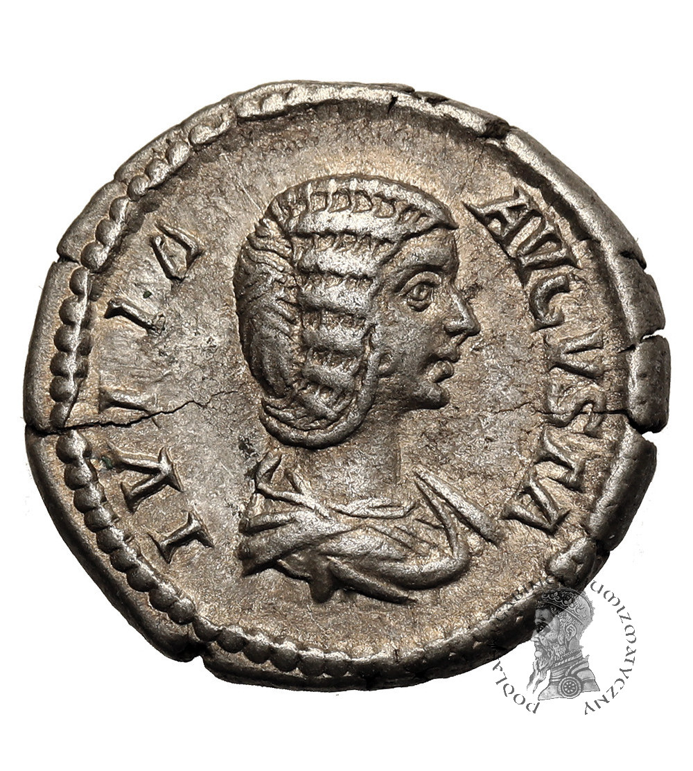Roman Empire. Julia Domna, Augusta 193-217 AD. AR Denarius 210 AD, Rome Mint - VENVS VICTRIX
